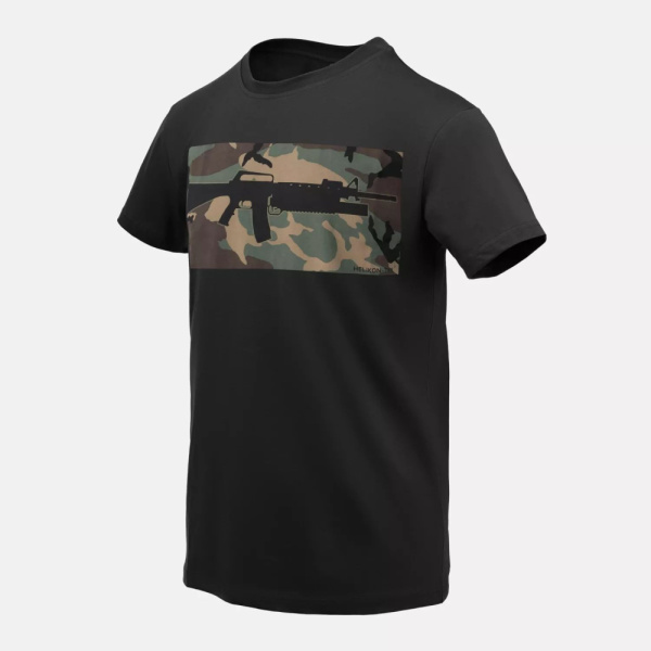 Футболка 16 203 Combo Helikon, цвет Black US Woodland 2