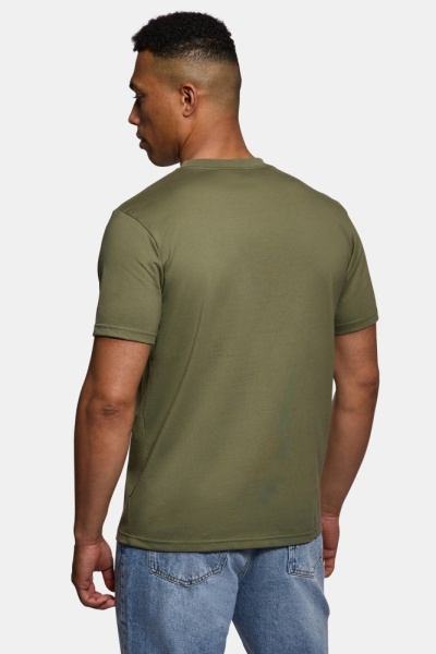 Футболка Devin Vintage, цвет Olive Drab МОДЕЛЬ 2