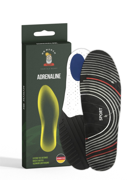 Стельки ADRENALINE анатомич. СПОРТ