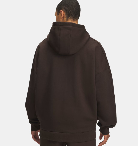 Толстовка M Icon HW Colorblocked UA, цвет Kona Brown Maroon Mist 2