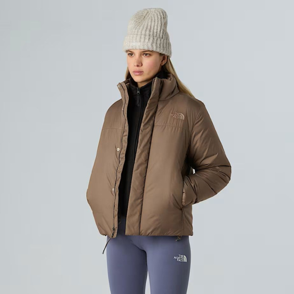 Куртка W Siurana TNF, цвет Mocha Brown Mushroom Grey 4