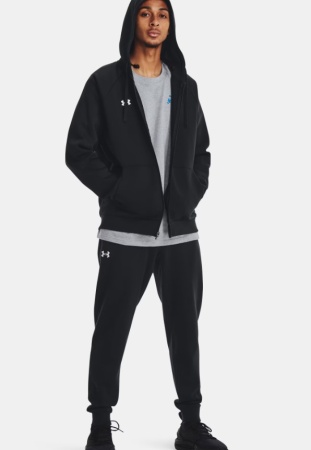 Толстовка Rival Fleece FZ Under Armour, цвет Black 3