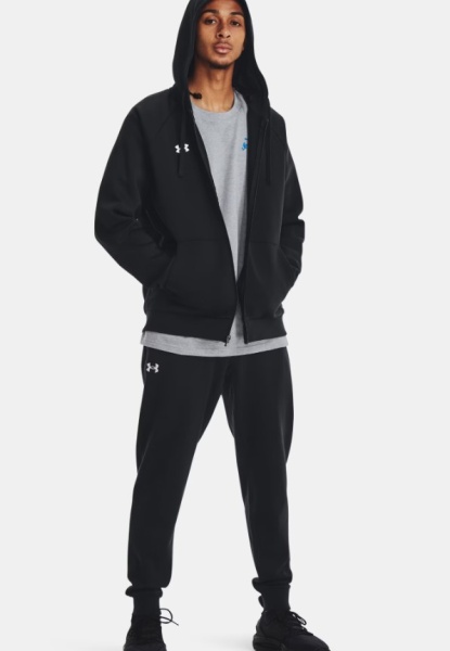 Толстовка Rival Fleece FZ Under Armour, цвет Black 3