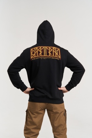 Худи Варгградъ «Солнце за нас» б н, цвет черный модель 6