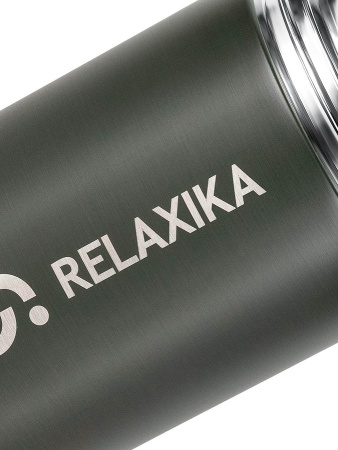 Термос для еды Relaxika 301 (1л), цвет хаки 8