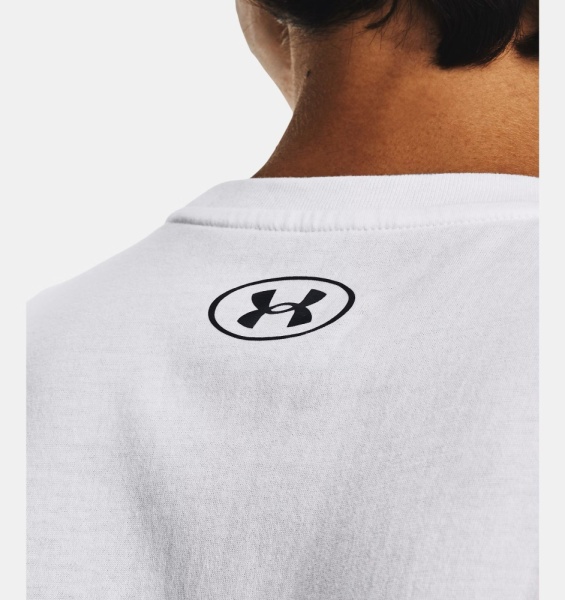 Майка M Left Chest Cut Off Under Armour, цвет White 5