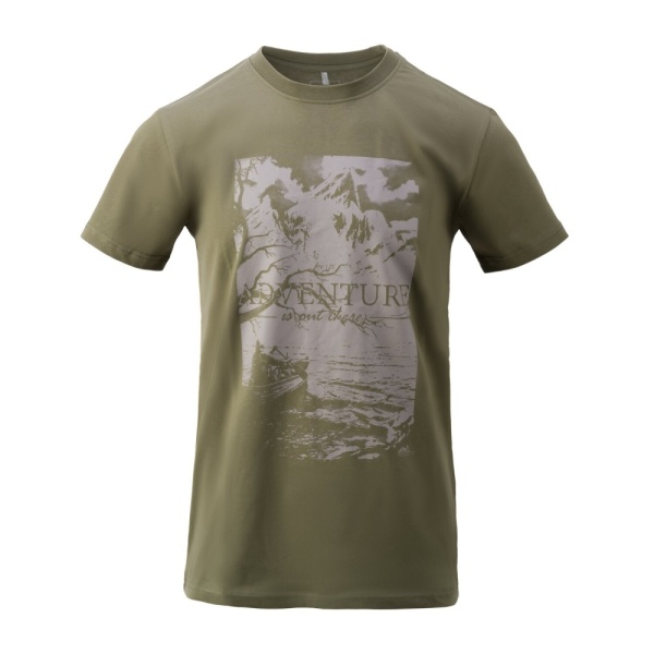 Футболка Adventure Is Out There Helikon-Tex, цвет Olive Green 2
