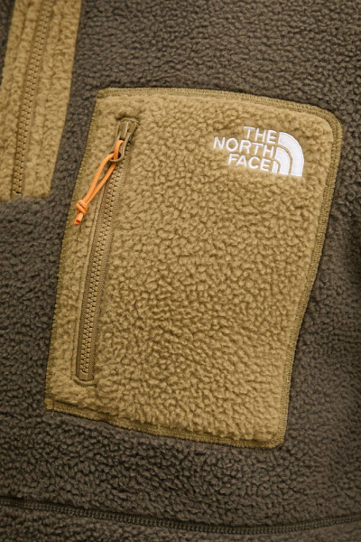 Кофта M Yumiori 1 4 Zip TNF, цвет Taupe Green Cedar Dust Orange 5