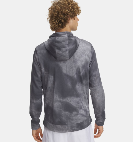 Толстовка Rival Terry AOP FZ Under Armour, цвет Grey 2