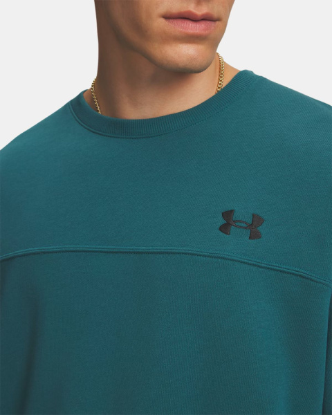 Свитшот M Rival LW Under Armour, цвет Rack Green Black 3