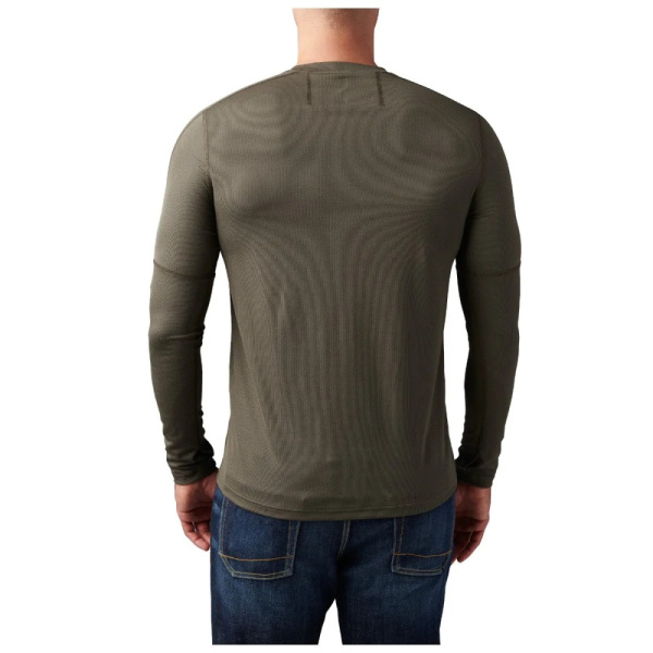Пуловер Лонгслив Tropos Baselayer LS Top 5.11 Tactical, цвет Ranger Green 3
