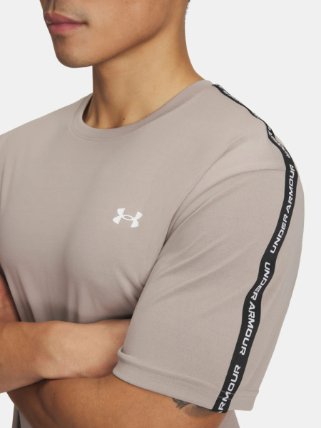 Футболка M Tech Taping Under Armour, цвет Timberwolf Taupe Black White 3