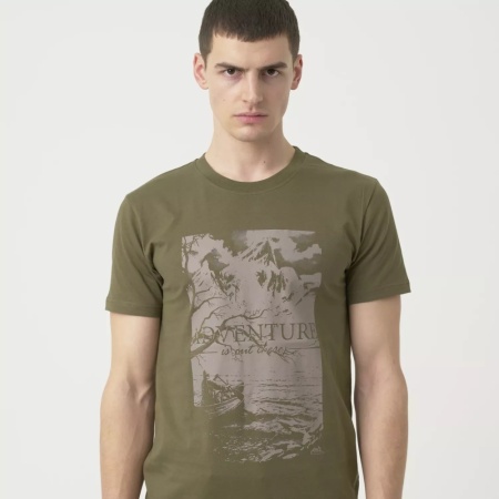 Футболка Adventure Is Out There Helikon-Tex, цвет Olive Green мод 3