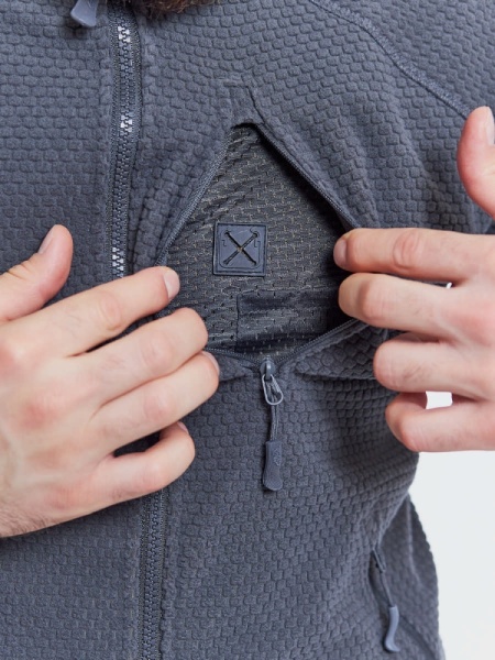 Флисовая кофта ALPHA Tactical Helikon, цвет Shadow Grey 10