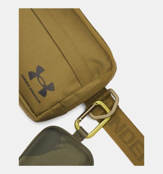 Сумка поясная U Essential Crossbody UA, цвет Canteen Green Black  4