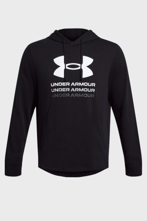 Толстовка Rival Terry Graphic Under Armour, цвет Black 3