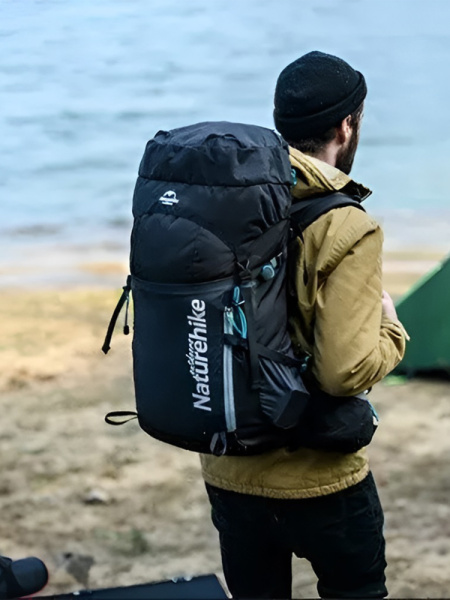 Рюкзак Naturehike, цвет черный (45л) 2