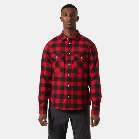Рубашка LOKKA ORGANIC FLANNEL HH, цвет Red Buffalo