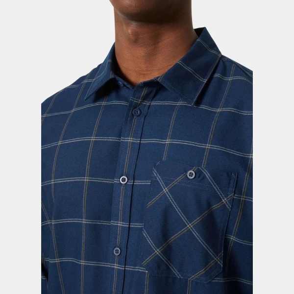 Рубашка AKER FLANNEL HH, цвет Ocean Sierra 3