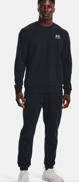 Толстовка Essential Fleece Crew Under Armour, цвет Black 3