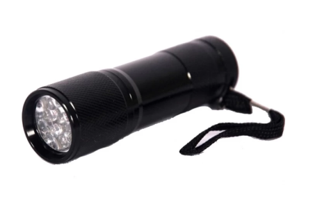 Фонарь ультрафиолетовый 9 диодов 395 нм