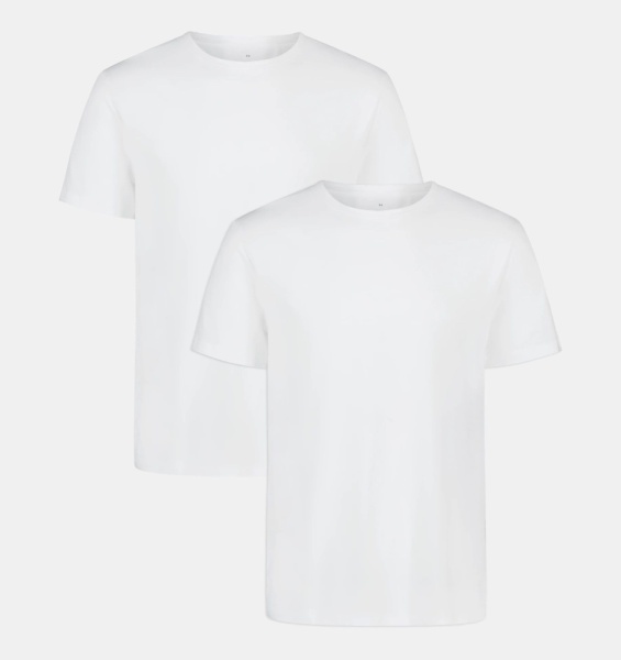 Футболки Men's Perf Cotton (2 pack) UA, цвет White 3