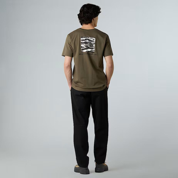 Футболка M NSE Box Edge Of Light TNF, цвет New Taupe Green 3