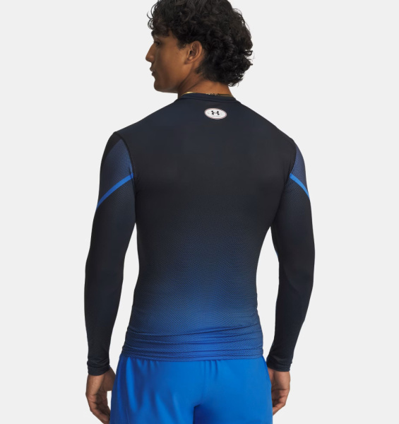 Лонгслив M HG Sub Crew Under Armour, цвет Blue Atlantis Black 2