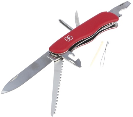 Нож перочинный Victorinox Trailmaster 12 с фиксатором лезвия, красный 3