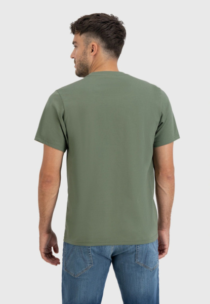 Футболка Gray pocket Vintage, цвет Drab МОДЕЛЬ 2