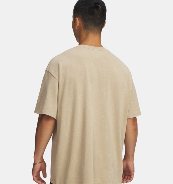 Футболка Heavyweight OS Logo Wash Under Armour, цвет Field Khaki 2