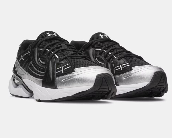 Кроссовки U Sola Under Armour, цвет Black White Metallic Silver 4