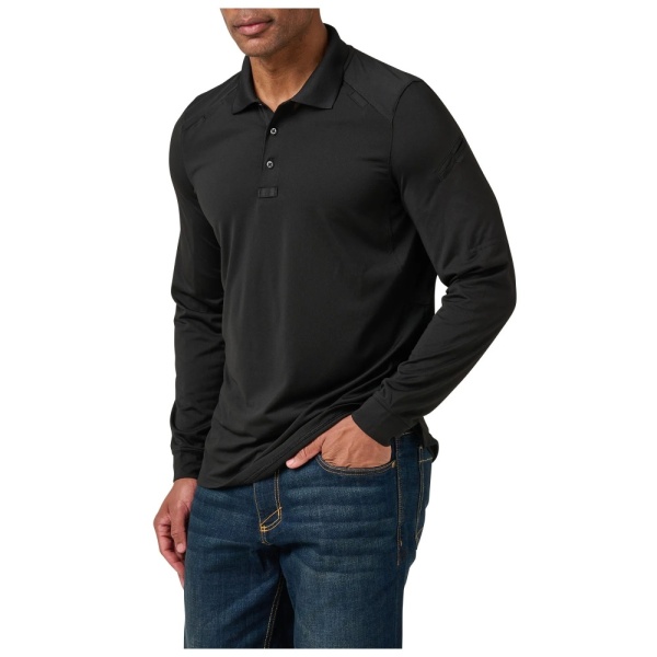 Поло Helios Long Sleeve 5.11 Tactical, цвет Black 2