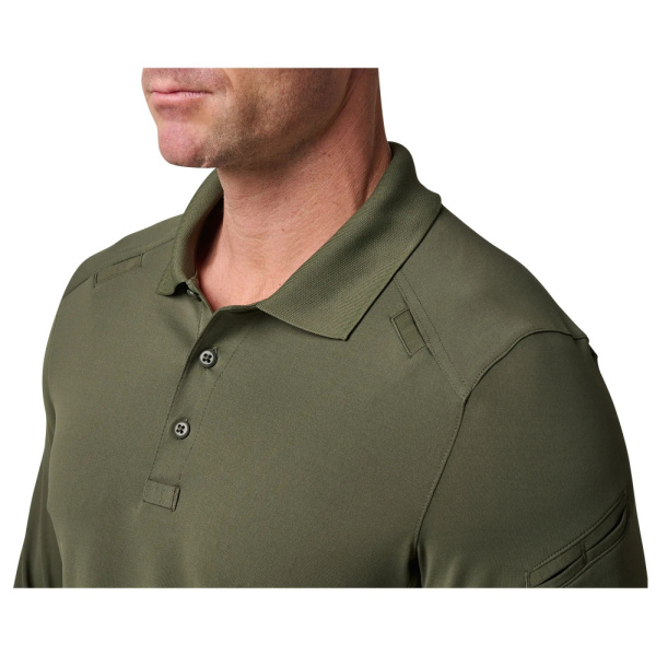 Поло Helios Long Sleeve 5.11, цвет TDU Green 8