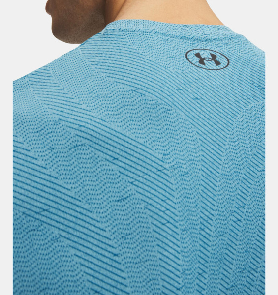 Футболка Vanish Seamless Novelty Under Armour, цвет Blue Haze Black 3
