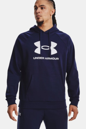 Толстовка Rival Fleece Logo Under Armour, цвет Blue