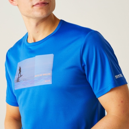 Футболка FingalSlogan III Oxford Regatta, цвет Blue 4