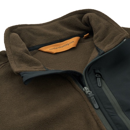 Кофта флисовая Kettil 3000 Northern Hunting, цвет Dark Green Grey 5