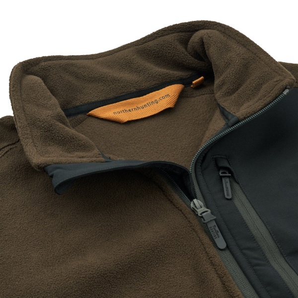 Кофта флисовая Kettil 3000 Northern Hunting, цвет Dark Green Grey 5