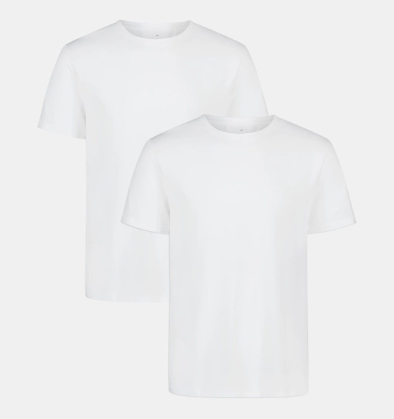 Футболки Men's Perf Cotton (2 pack) UA, цвет White 3