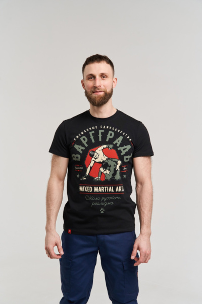 Футболка Варгградъ MMA, цвет черный модель 2