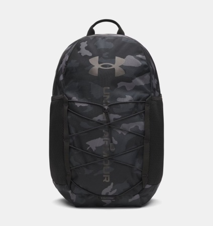 Рюкзак U Hustle Sport 6.0 Under Armour, цвет Black Metallic Black (26л)
