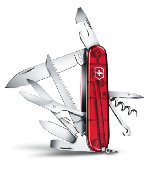 Нож перочинный Victorinox Huntsman красный полупр.  1.3713.T 3
