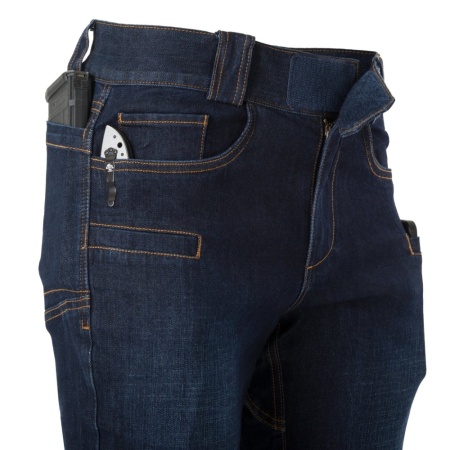 Джинсы Greyman Tactical Slim Helikon, цвет Dark Blue SP-GJS-DD-31 8