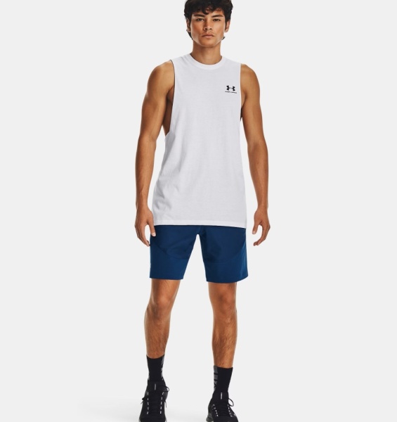 Майка M Left Chest Cut Off Under Armour, цвет White 4