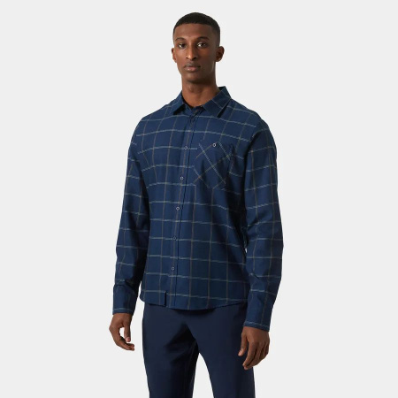 Рубашка AKER FLANNEL HH, цвет Ocean Sierra