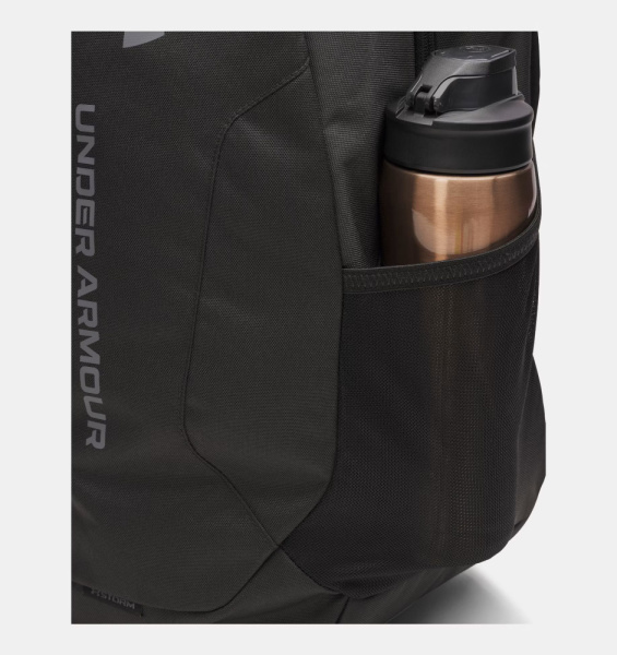 Рюкзак U Hustle Lite Under Armour, цвет Black Castlerock (26,5л) 4