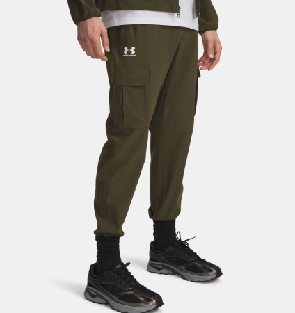 Брюки M Vibe Woven Cargo Under Armour, цвет Expedition Green