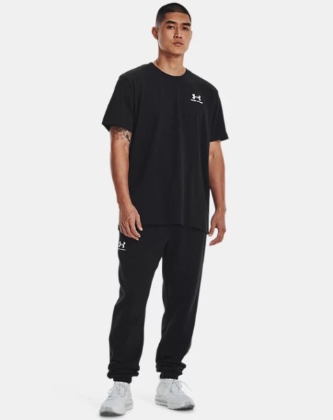 Футболка Logo EMB Heavyweight Under Armour, цвет Black 3