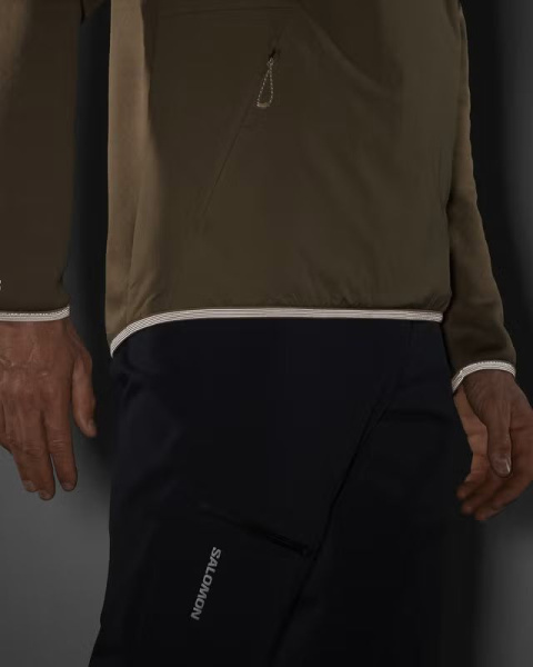 Кофта M Outline Warm Hybrid CN Salomon, цвет Shitake 3